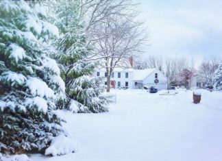 Vinter hus